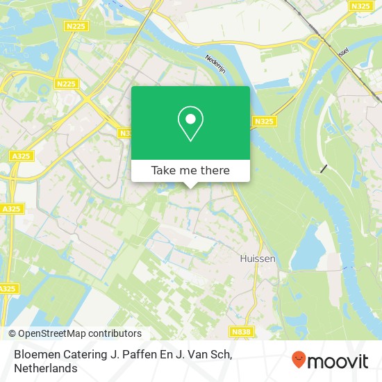 Bloemen Catering J. Paffen En J. Van Sch map