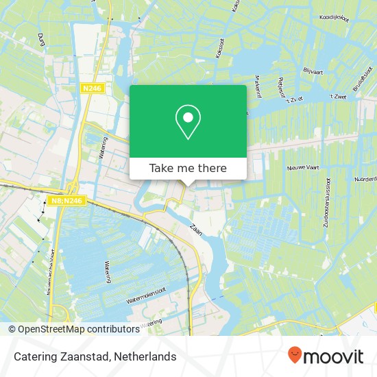 Catering Zaanstad map