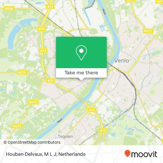 Houben-Delvaux, M L J map