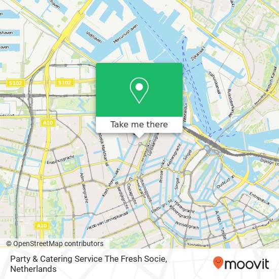 Party & Catering Service The Fresh Socie map