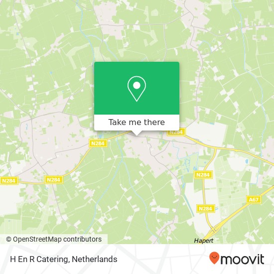 H En R Catering map