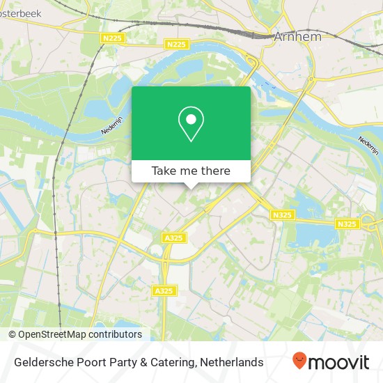 Geldersche Poort Party & Catering Karte
