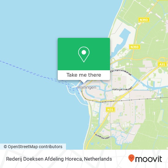 Rederij Doeksen Afdeling Horeca map