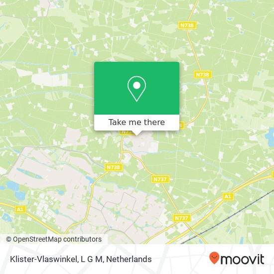 Klister-Vlaswinkel, L G M map