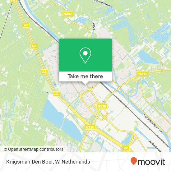 Krijgsman-Den Boer, W Karte