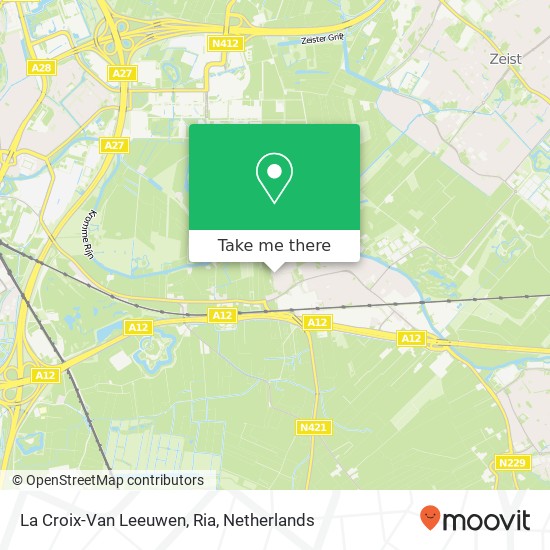 La Croix-Van Leeuwen, Ria map