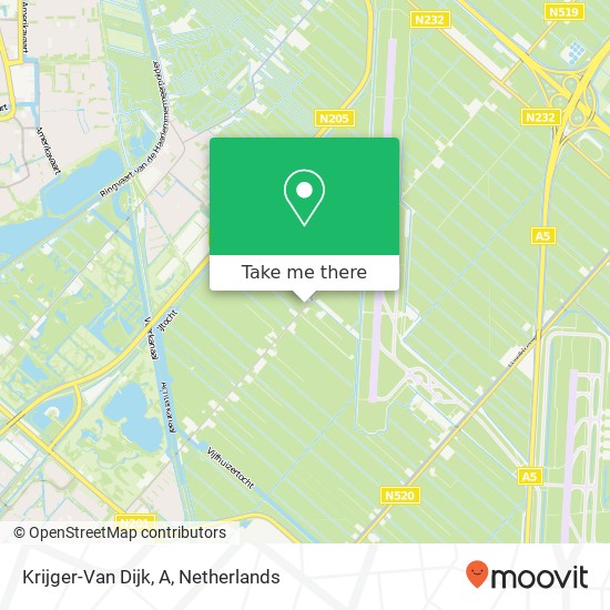 Krijger-Van Dijk, A map