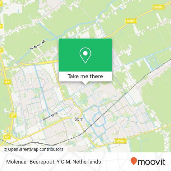 Molenaar Beerepoot, Y C M map