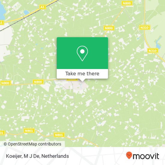 Koeijer, M J De map