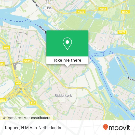 Koppen, H M Van map