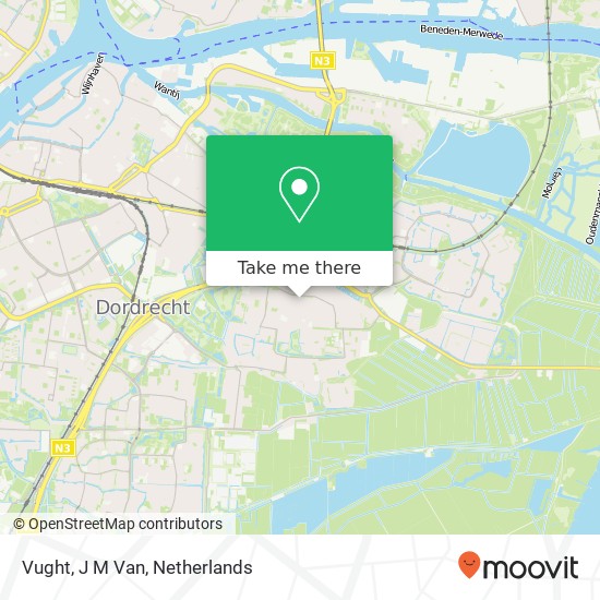 Vught, J M Van map