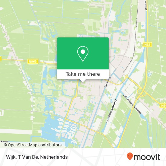 Wijk, T Van De map