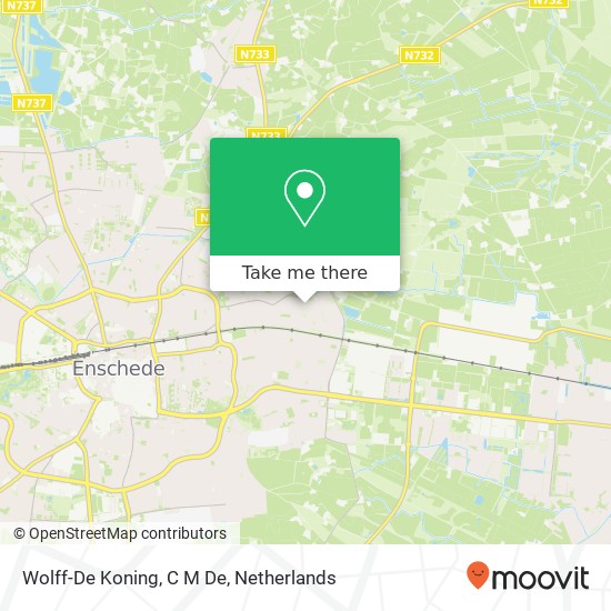 Wolff-De Koning, C M De map