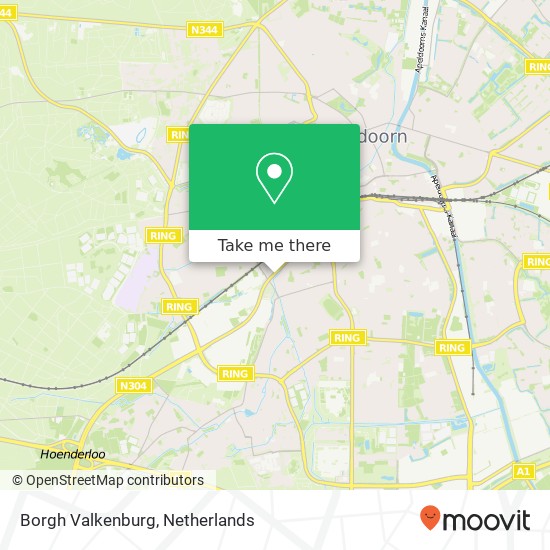 Borgh Valkenburg map