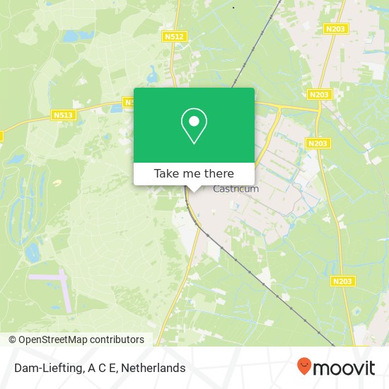 Dam-Liefting, A C E map