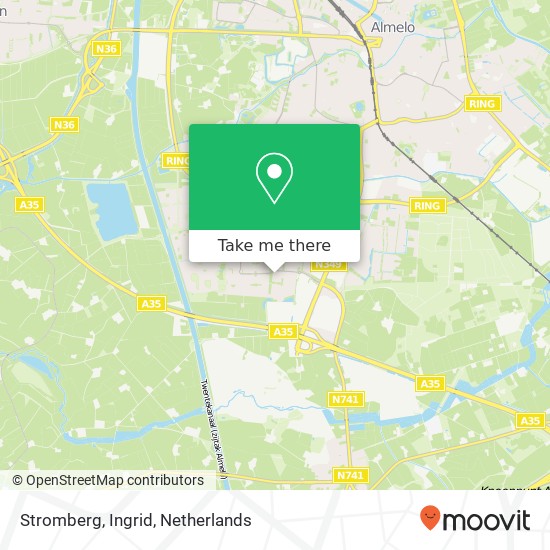 Stromberg, Ingrid map