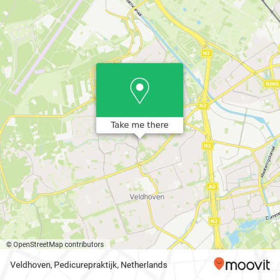 Veldhoven, Pedicurepraktijk map