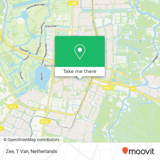 Zee, T Van map