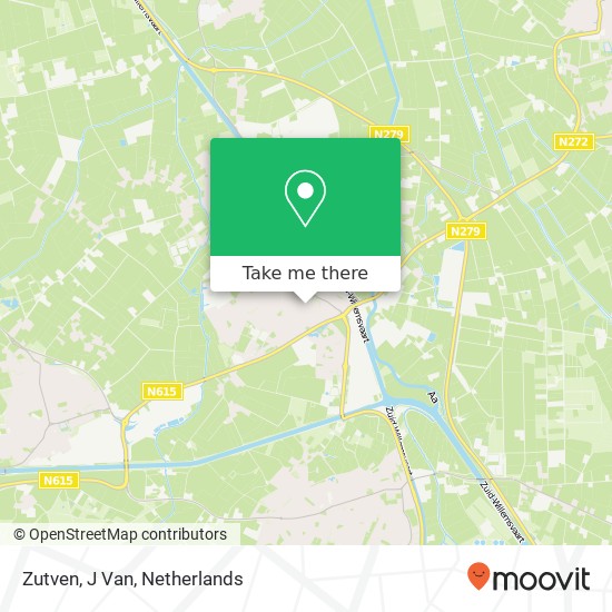Zutven, J Van map