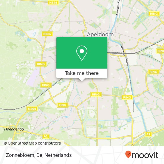 Zonnebloem, De map