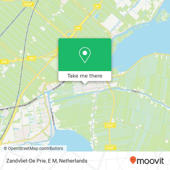 Zandvliet-De Prie, E M map