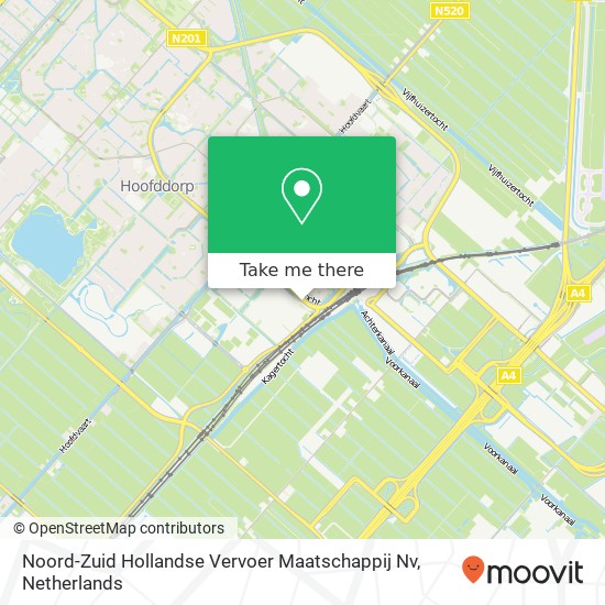 Noord-Zuid Hollandse Vervoer Maatschappij Nv map