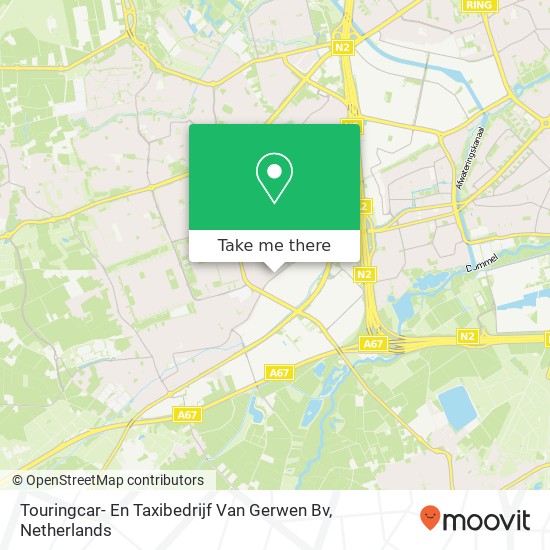 Touringcar- En Taxibedrijf Van Gerwen Bv map