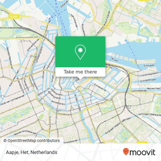 Aapje, Het map