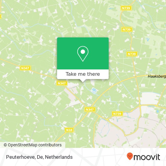 Peuterhoeve, De map