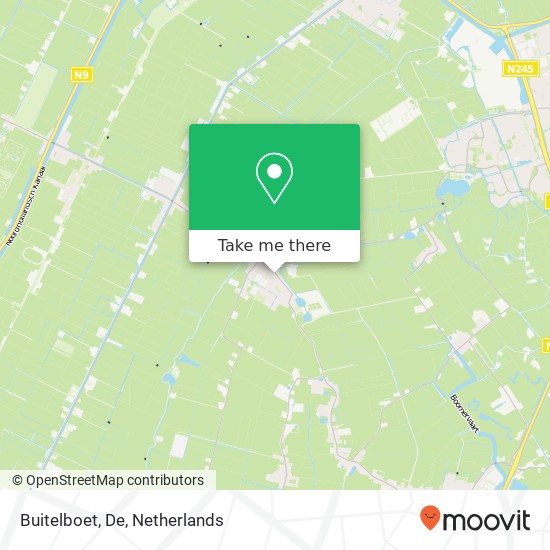 Buitelboet, De map