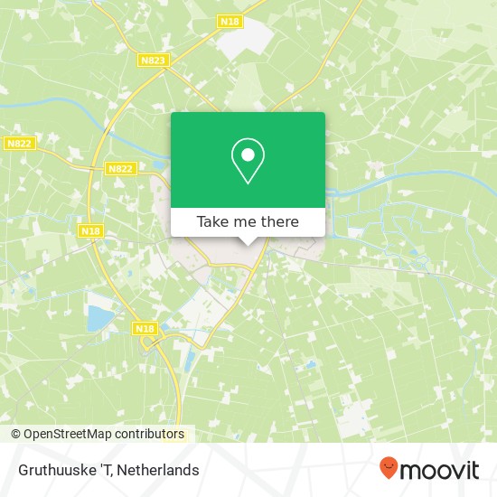 Gruthuuske 'T map