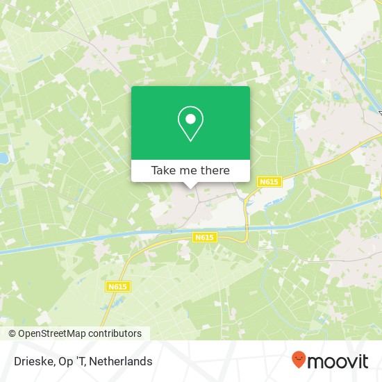 Drieske, Op 'T map