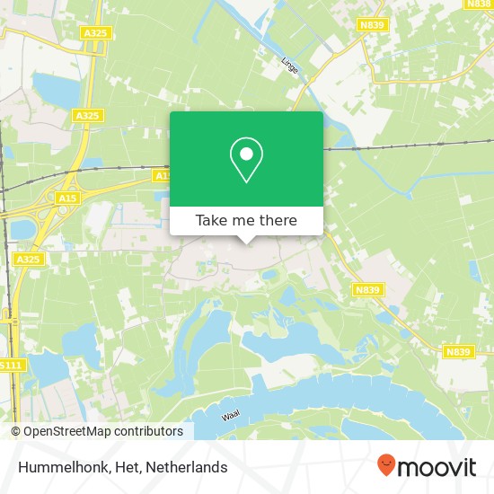 Hummelhonk, Het map