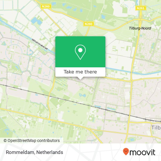 Rommeldam map