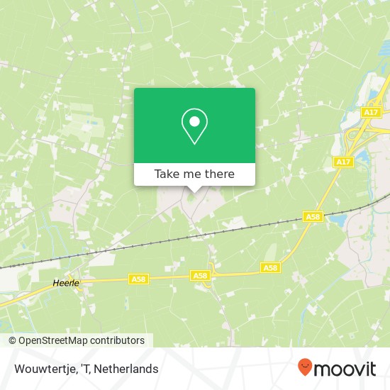 Wouwtertje, 'T map