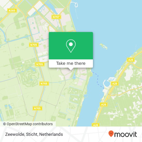 Zeewolde, Sticht Karte