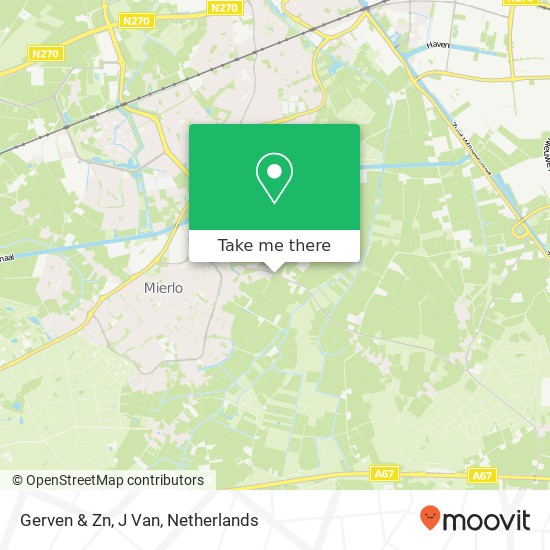 Gerven & Zn, J Van map
