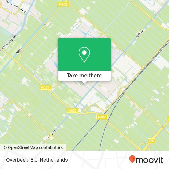 Overbeek, E J map