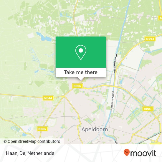 Haan, De map