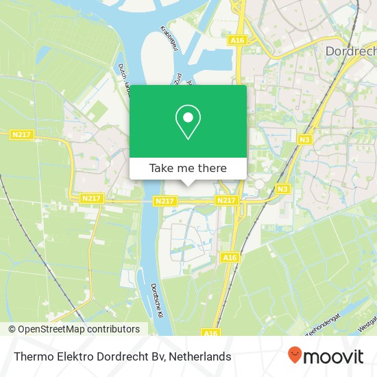 Thermo Elektro Dordrecht Bv map