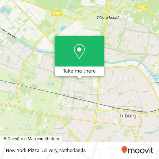 New York Pizza Delivery map