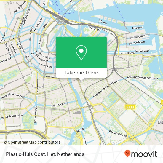 Plastic-Huis Oost, Het map