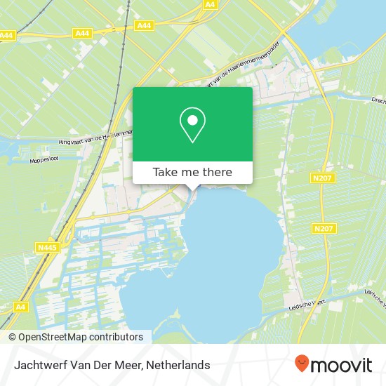 Jachtwerf Van Der Meer map