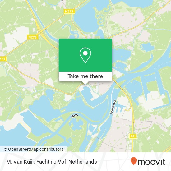 M. Van Kuijk Yachting Vof map