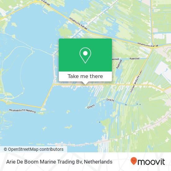 Arie De Boom Marine Trading Bv map