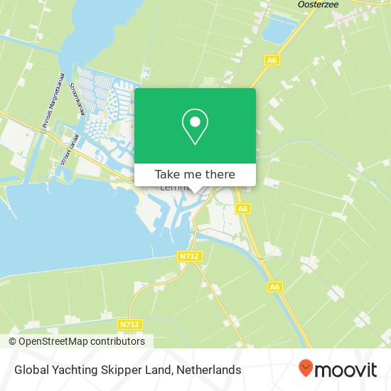 Global Yachting Skipper Land map