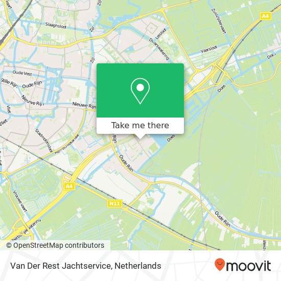 Van Der Rest Jachtservice map