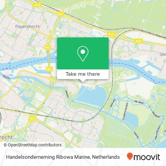 Handelsonderneming Ribowa Marine map