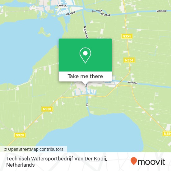 Technisch Watersportbedrijf Van Der Kooij map