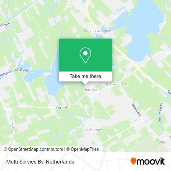 Multi Service Bv map